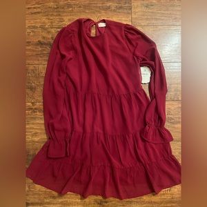 cranberry holiday dress from alterd state